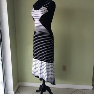 Buffalo David Bitton Hi-Lo Dress white/Black size M